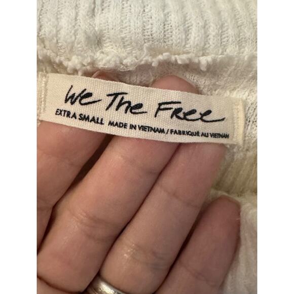 Free People Moon Daisy Thermal Pullover Sweater in Starshine XS - Picture 6 of 8